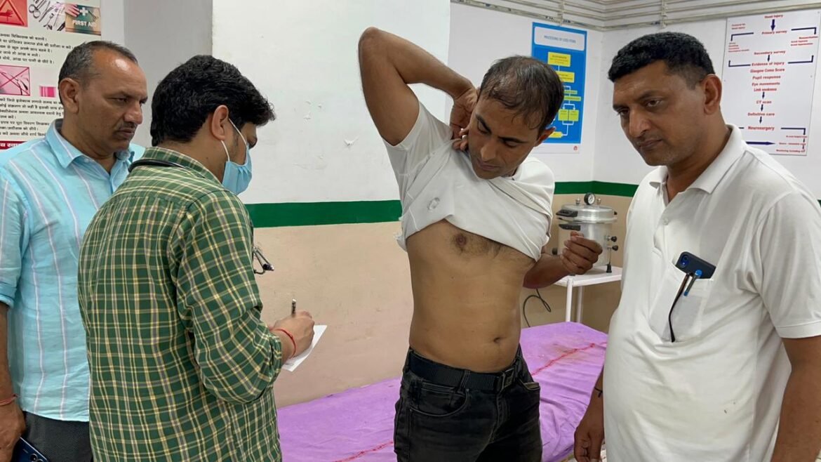 HL- पुलिस व बदमाशों में हुई मुठभेड़,  CIA-2 पुलिस टीम व बदमाशों में हुई मुठभेड़