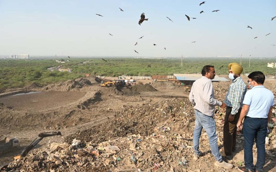 नगर निगम के अतिरिक्त आयुक्त ने साइट का दौरा कर निगरानी बढ़ाने के दिए निर्देश
