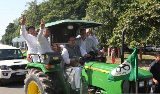 किसान आंदोलन के बाद हरियाणा की राजनीति में चर्चित हुआ ट्रैक्टर