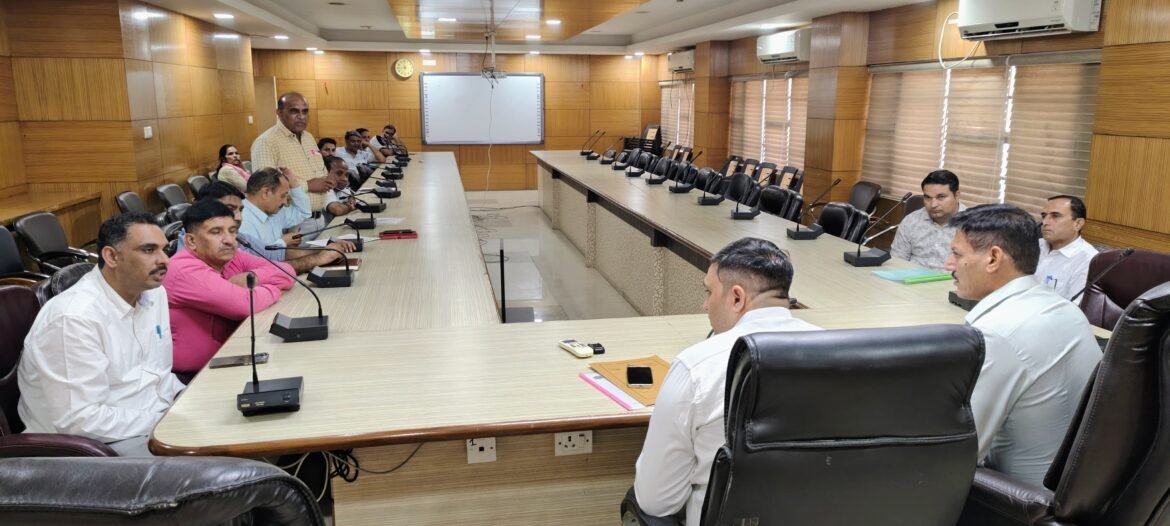 सीटीएम ने ली नार्को कोर्डिनेशन की जिला स्तरीय बैठक