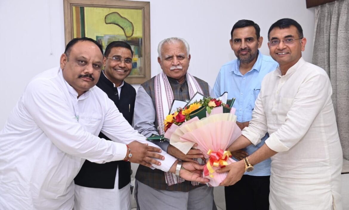 केंद्रीय ऊर्जा मंत्री मनोहर लाल ने दी नियुक्त पर बधाई