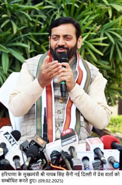 दिल्ली की जनता ने प्रधानमंत्री नरेन्द्र मोदी की गारंटी पर लगाई मोहर:नायब सैनी