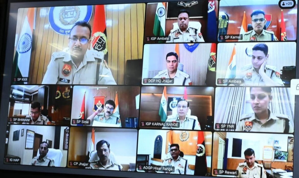 अवैध इमिग्रेशन रोकने को अभियान चलाएगी हरियाणा पुलिस डीजीपी ने ली आला अधिकारियों की बैठक