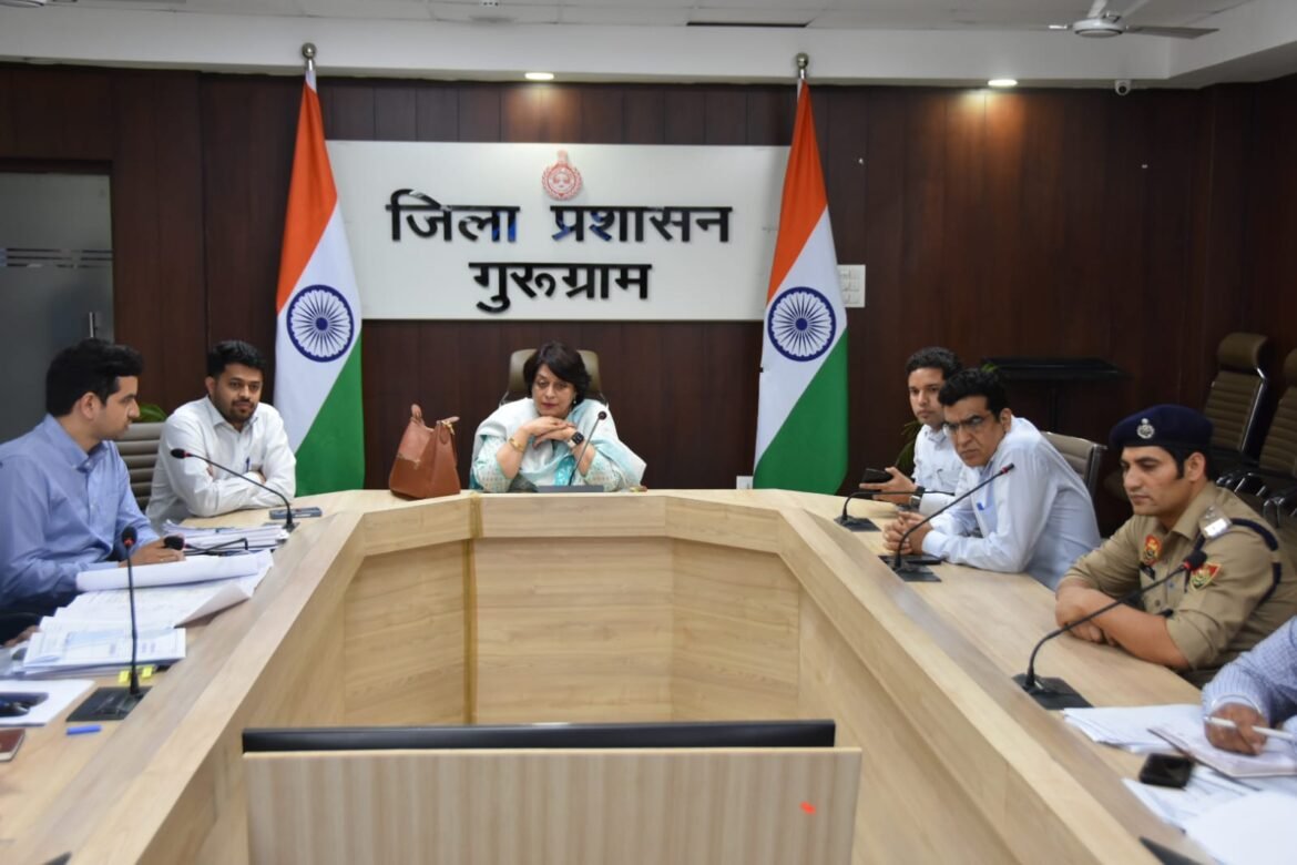 एसीएस डा. सुमिता मिश्रा ने की गुरुग्राम से जुड़ी विकास परियोजनाओं की समीक्षा