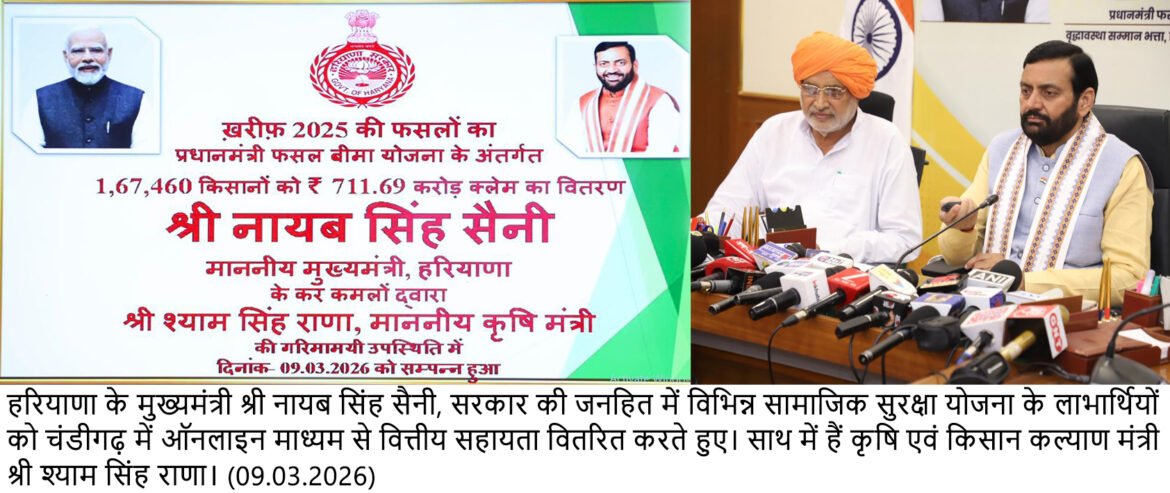 मुख्यमंत्री ने एक क्लिक से लाभार्थियों को भेजे 1884 करोड़ रूपए ,कहा , हर वर्ग को सशक्त करने के लिए कदम उठा रही है प्रदेश सरकार