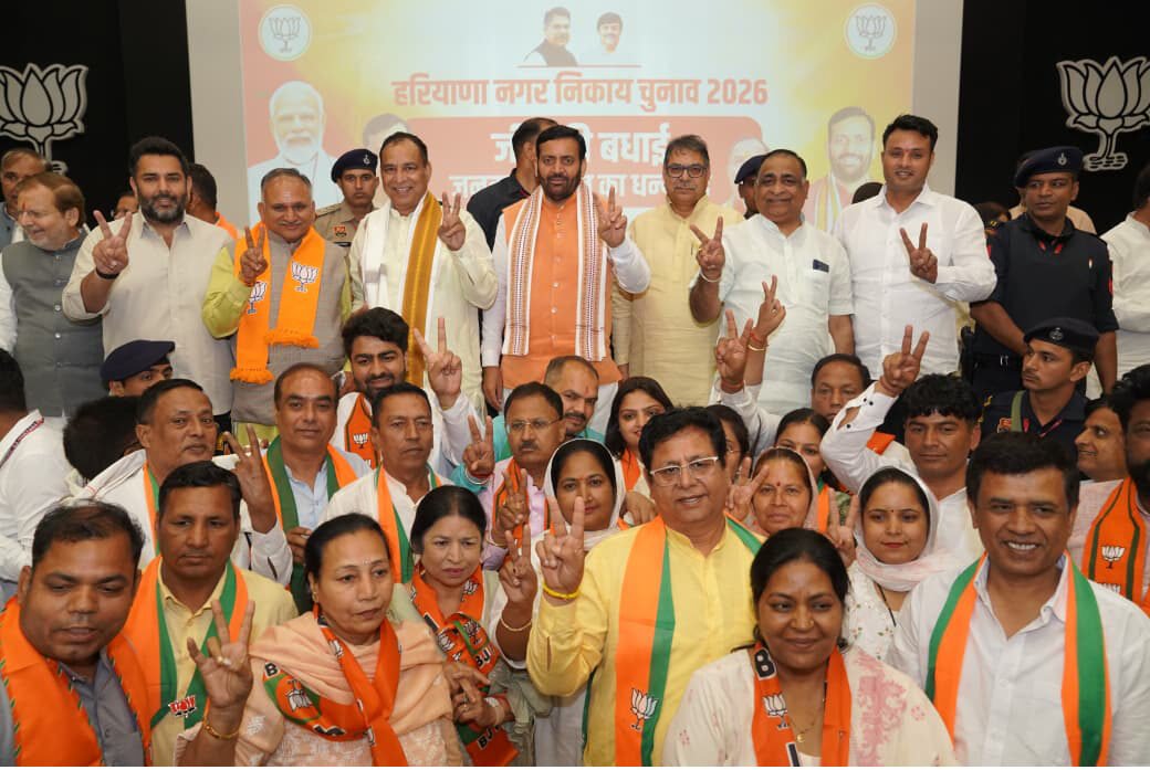 निकाय चुनावों में भाजपा की ऐतिहासिक जीत विकास और सुशासन की राजनीति पर जनता की मुहर : नायब सिंह सैनी