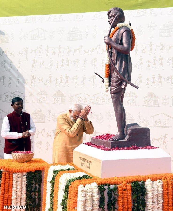 प्रधानमंत्री ने धरती आबा भगवान बिरसा मुंडा को उनके शहादत दिवस पर श्रद्धांजलि अर्पित की